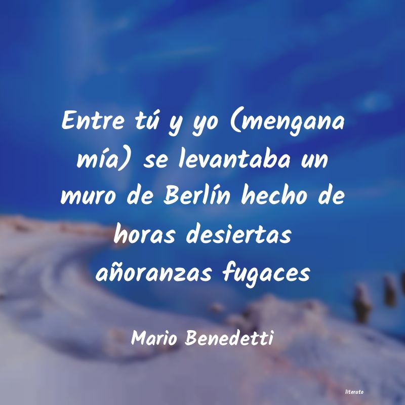 benedetti muro de berlin