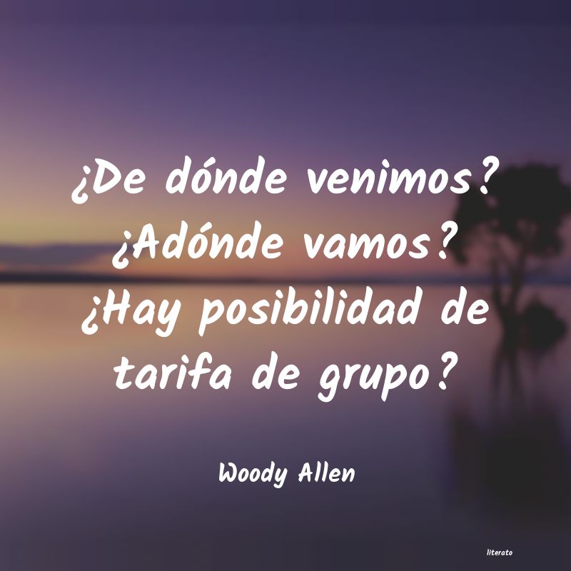 Frases de Woody Allen