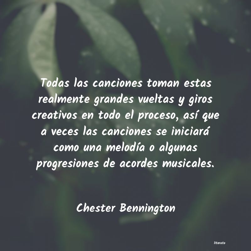 Frases de chester bennington - literato