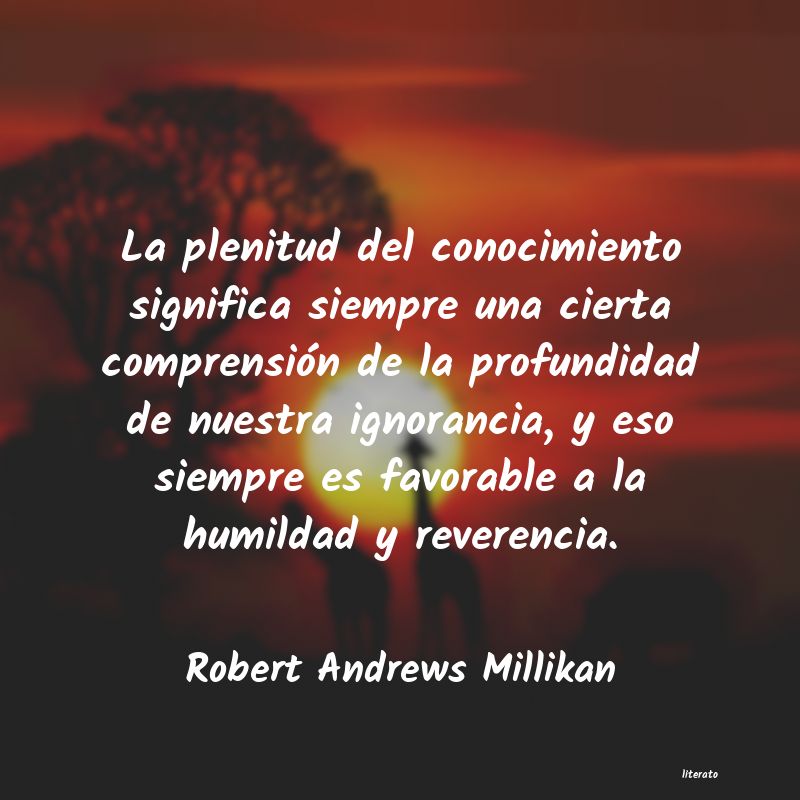 frases de Robert Andrews Millikan