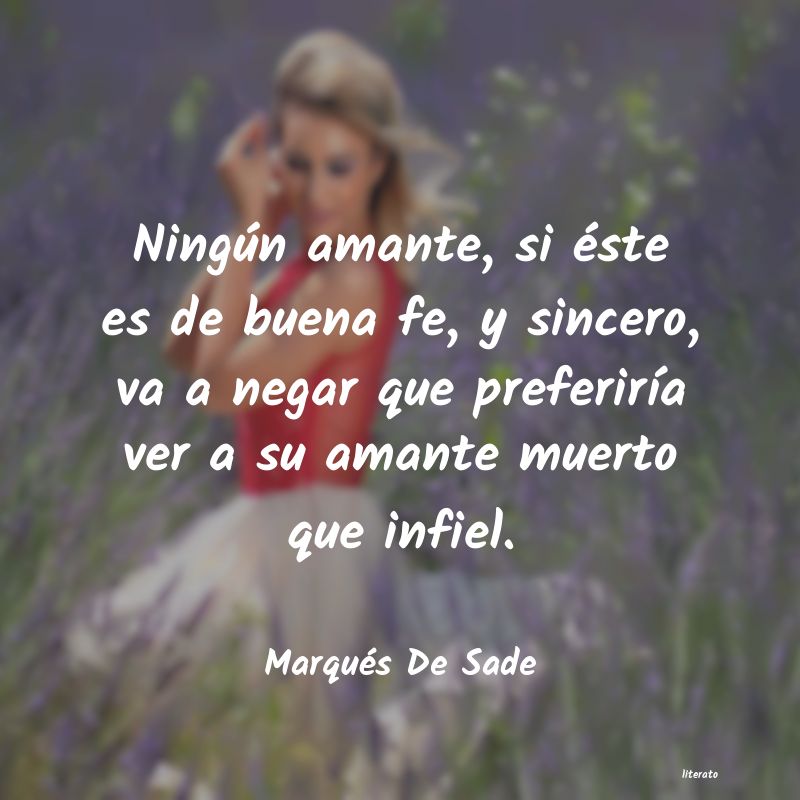 frases de Marqués De Sade