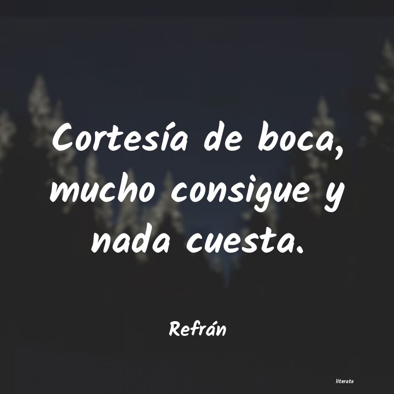 Frases de Refrán