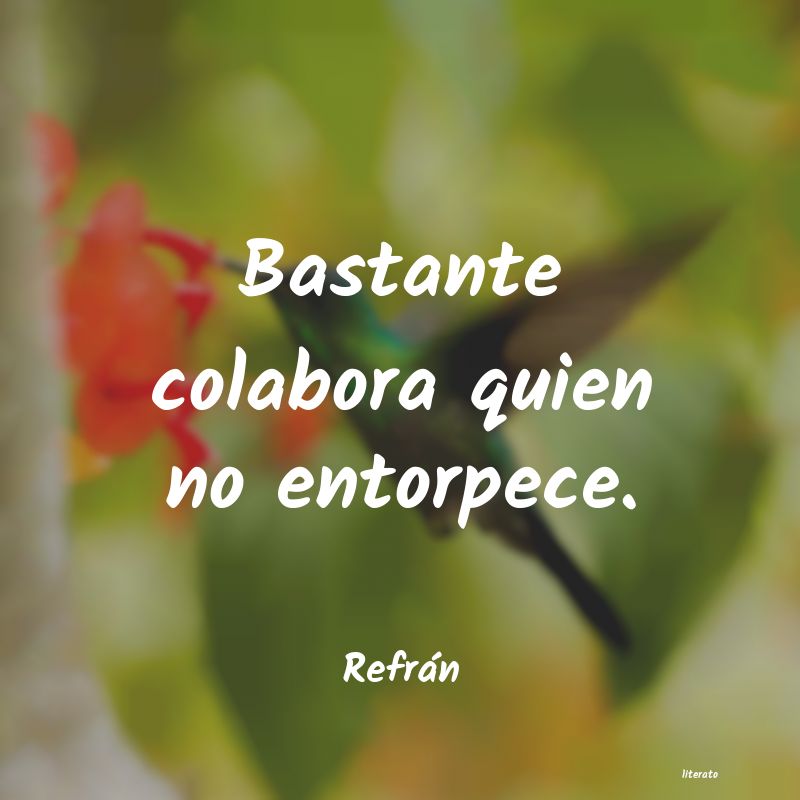 Frases de Refrán