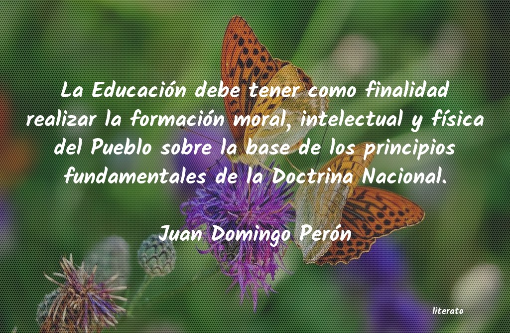 frases de Juan Domingo Perón