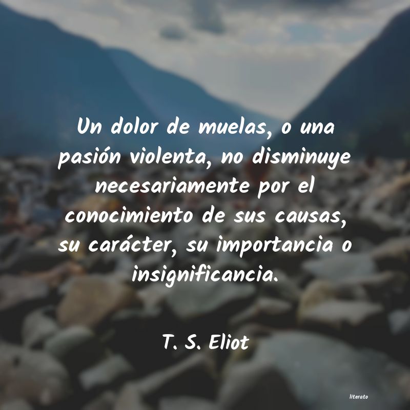 frases de T. S. Eliot