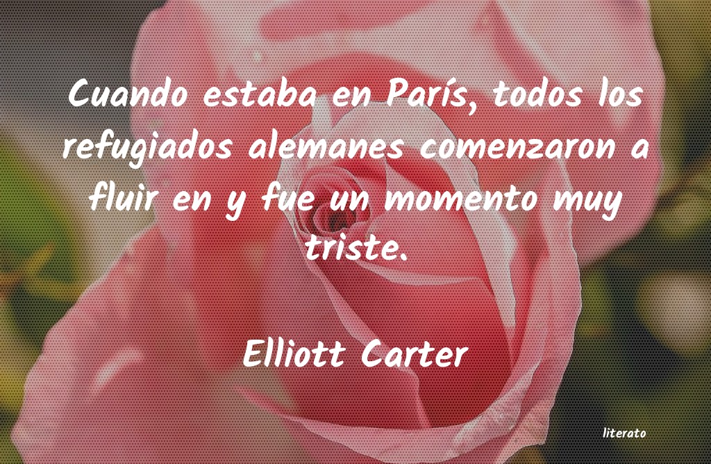 frases de Elliott Carter