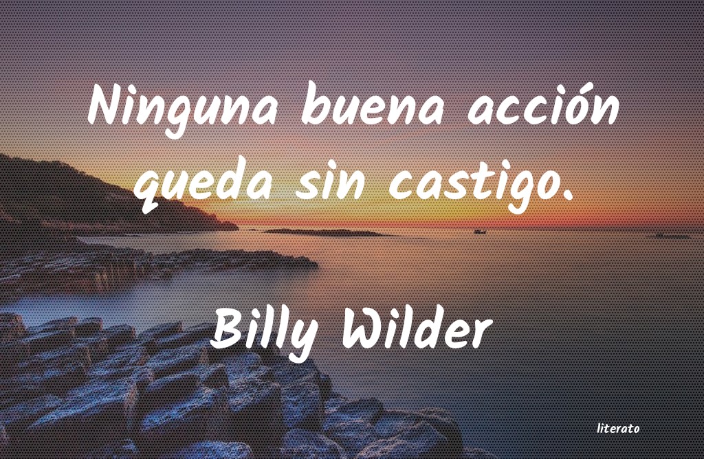 frases de Billy Wilder