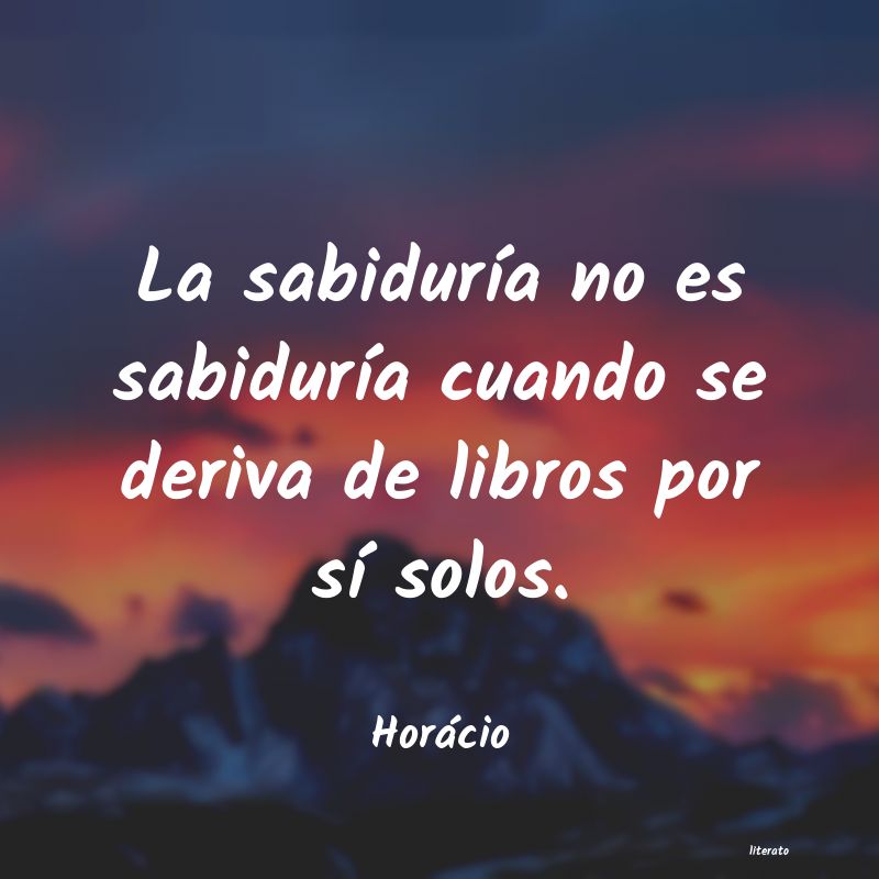 frases de Horácio