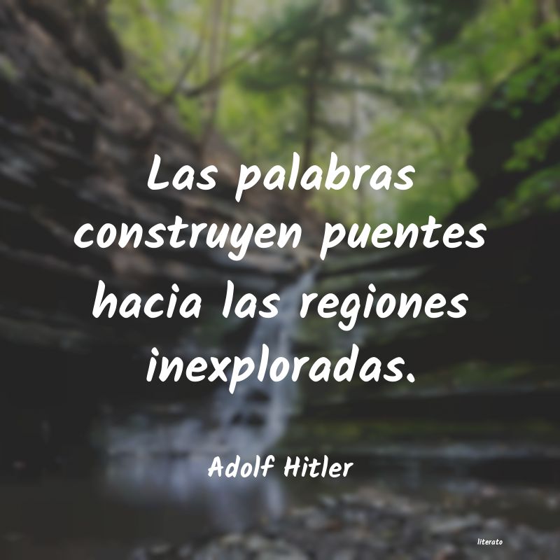 Frases de Adolf Hitler