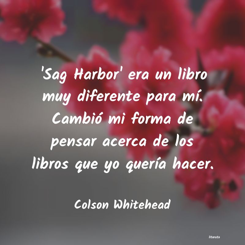 Frases de Colson Whitehead