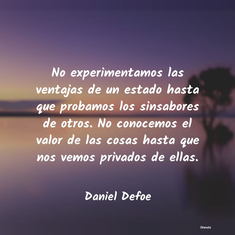 frases de Daniel Defoe