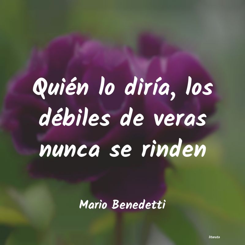 frases de Mario Benedetti
