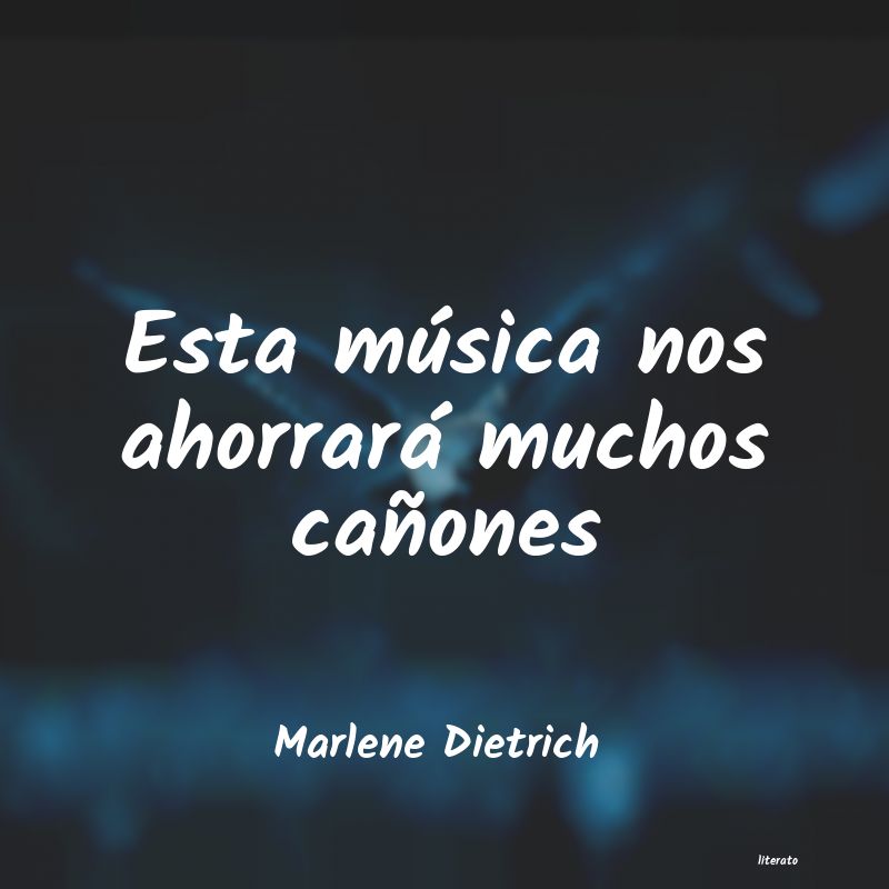 frases de Marlene Dietrich
