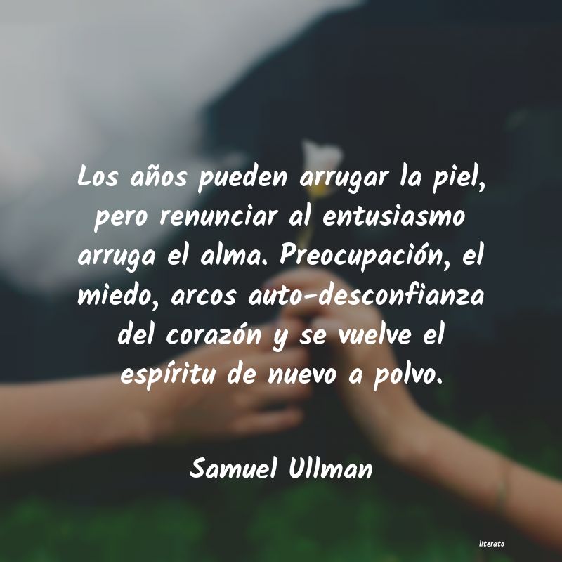 Frases de Samuel Ullman