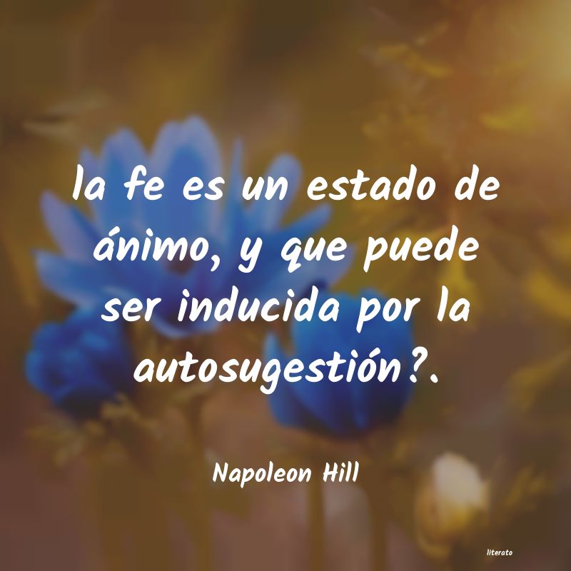 frases de Napoleon Hill