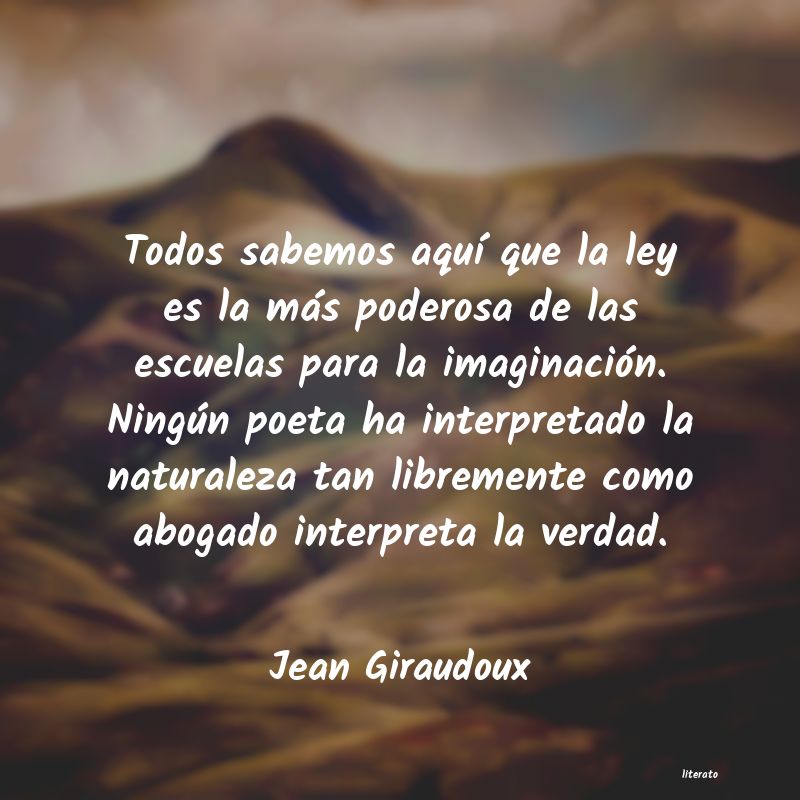 Frases de Jean Giraudoux