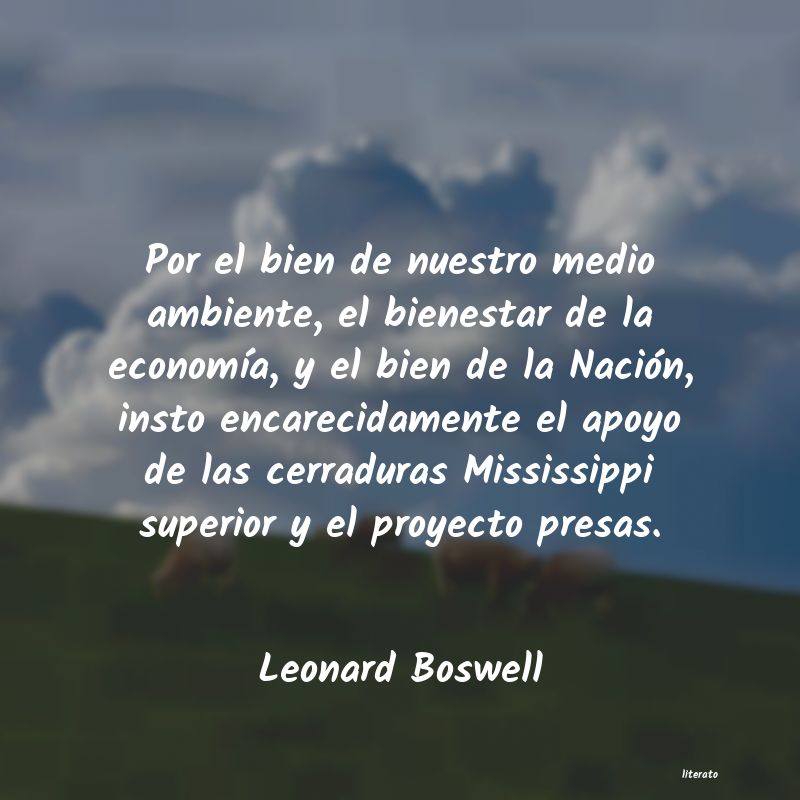 Frases de Leonard Boswell