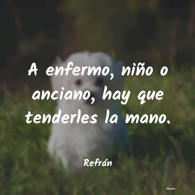 Frases de Refrán