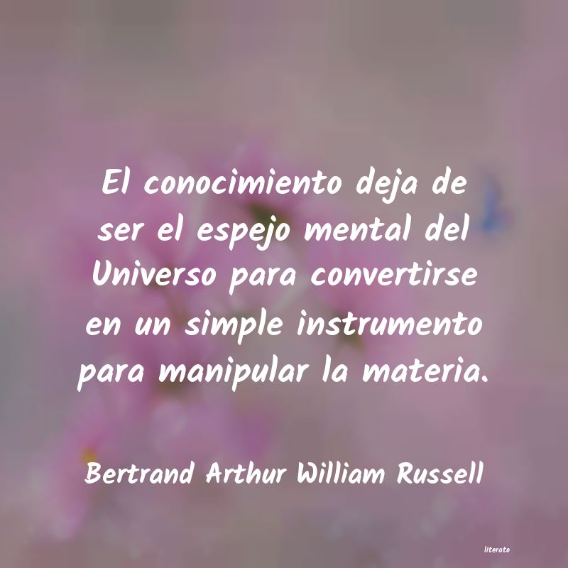 Frases de Bertrand Arthur William Russell