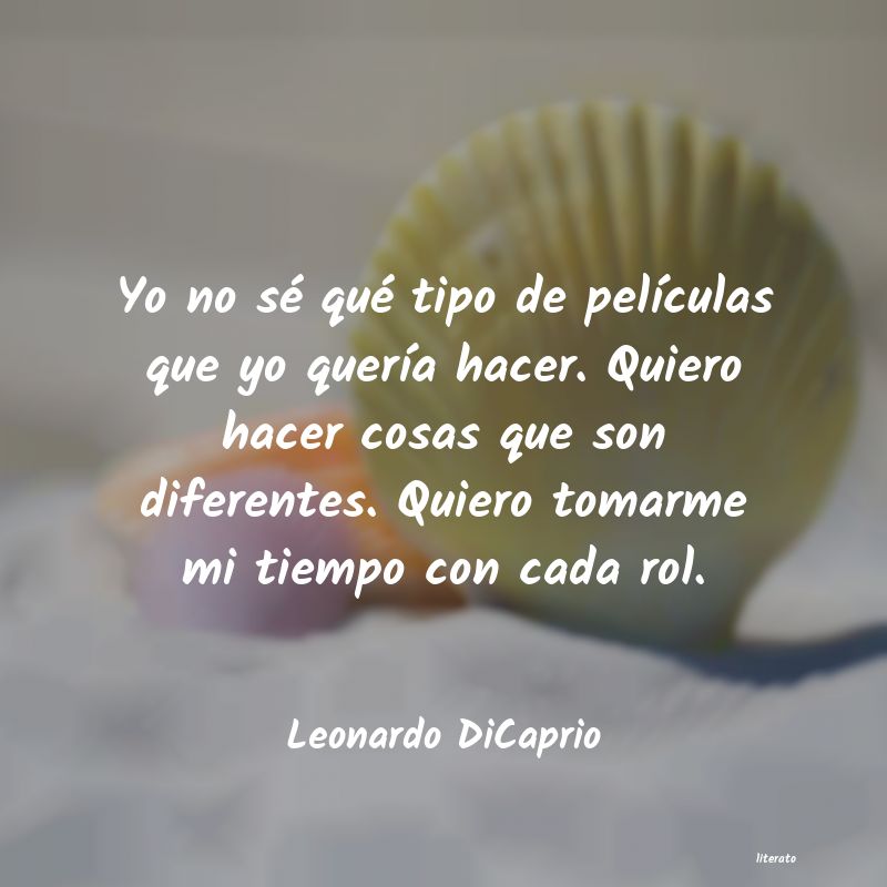 frases de Leonardo DiCaprio