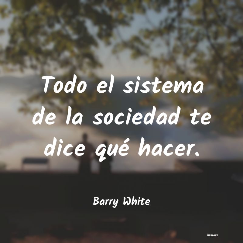 Frases de Barry White