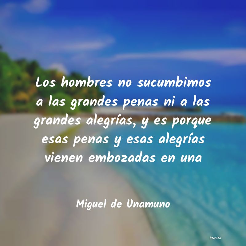 frases de Miguel de Unamuno