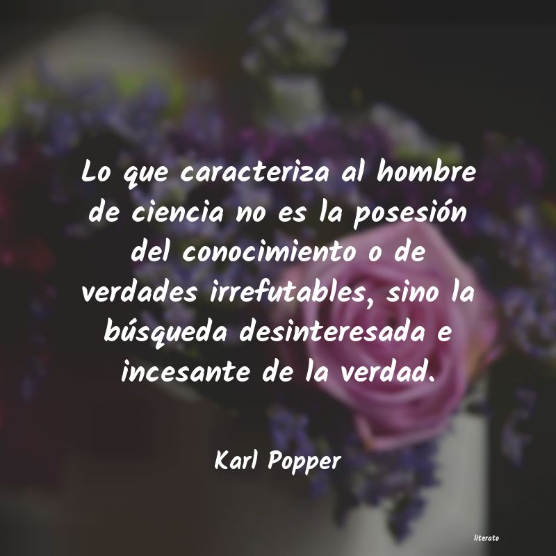 Frases de Karl Popper