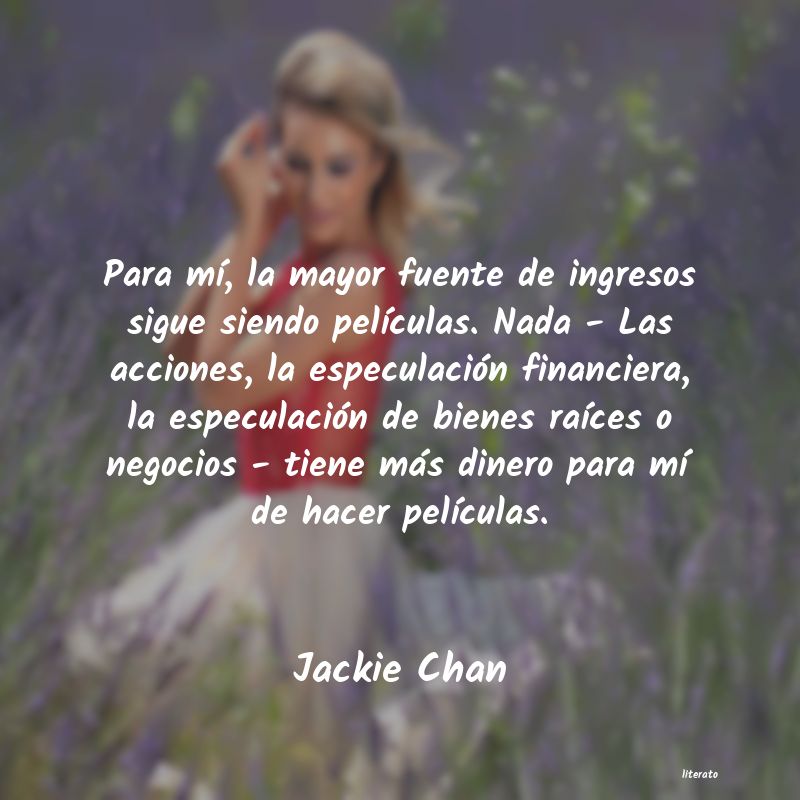 Frases de Jackie Chan