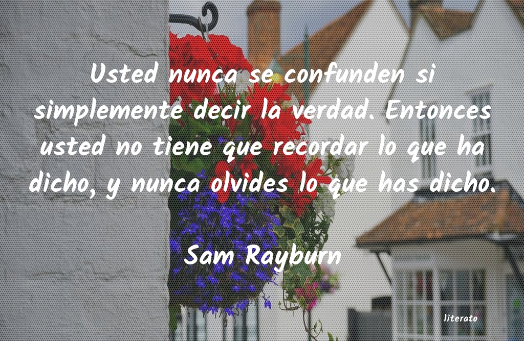 frases de Sam Rayburn