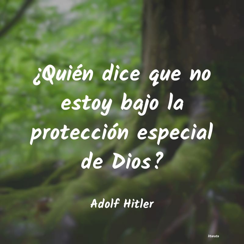 frases de Adolf Hitler
