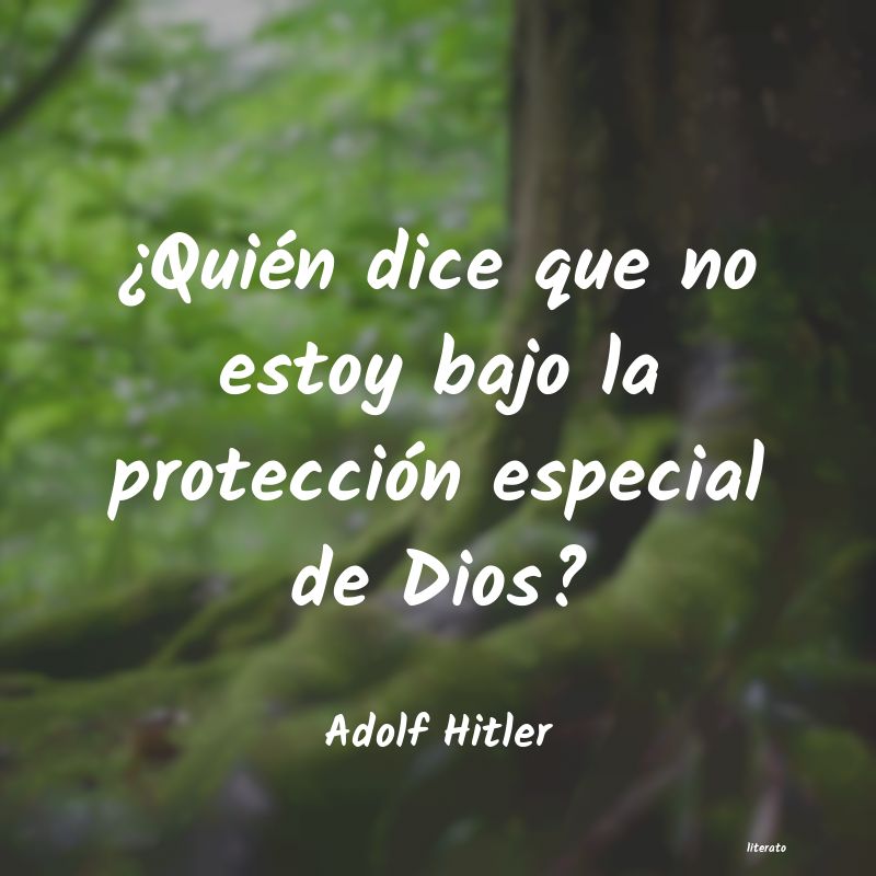 Frases de Adolf Hitler