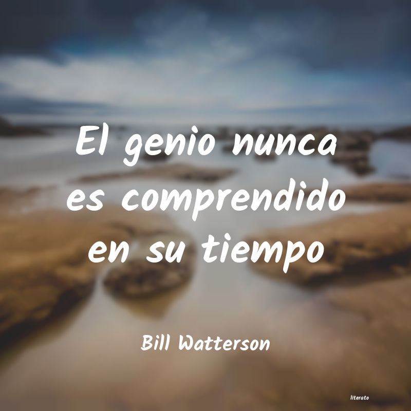 frases de Bill Watterson