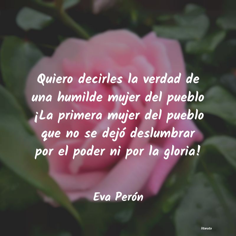 Frases de Eva Perón