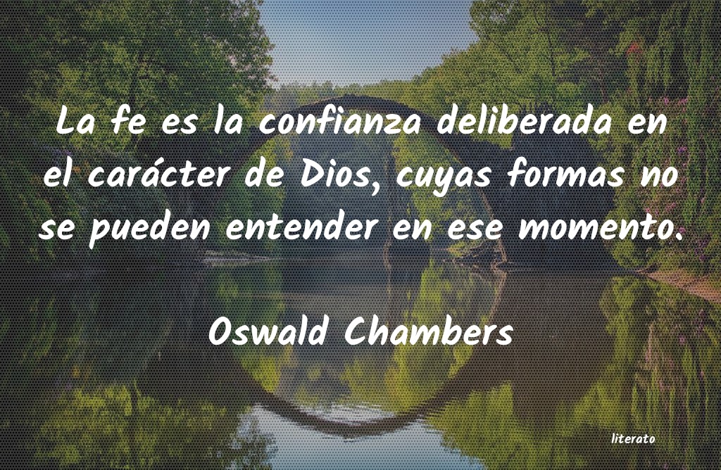 Frases de Oswald Chambers