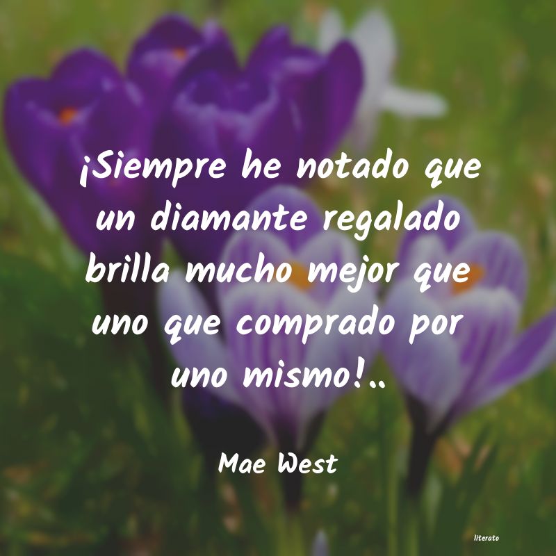 Frases de Mae West