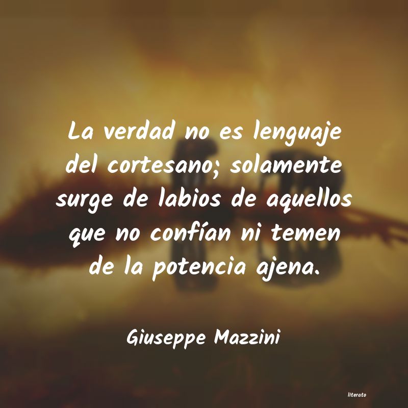 Frases de Giuseppe Mazzini