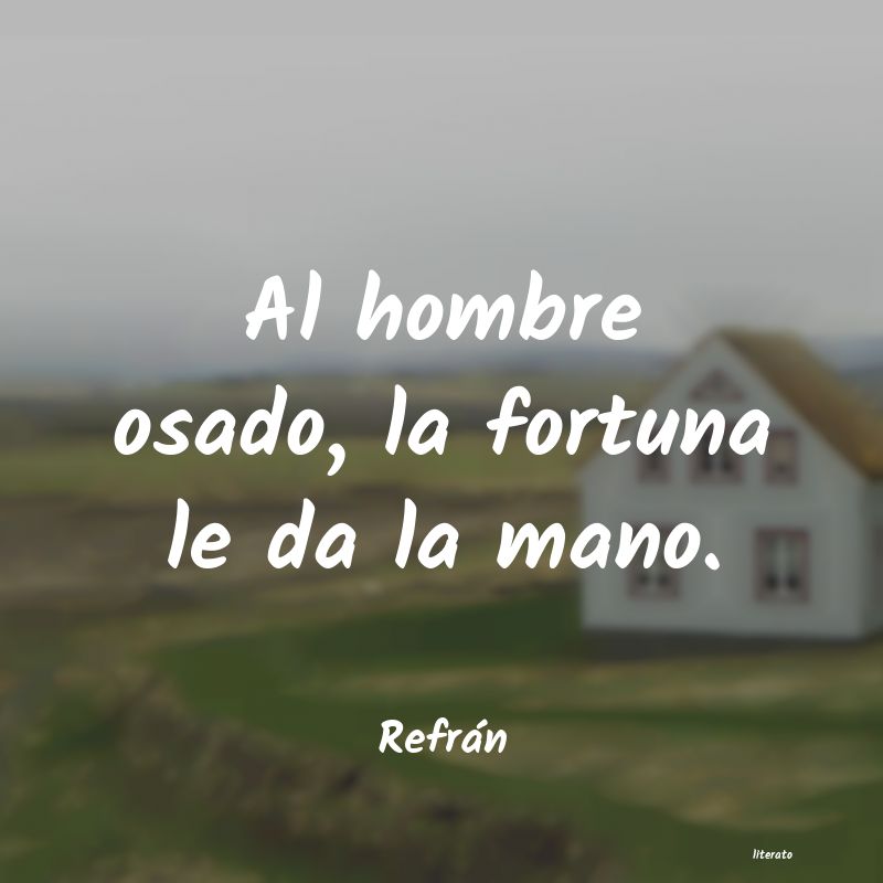 Frases de Refrán