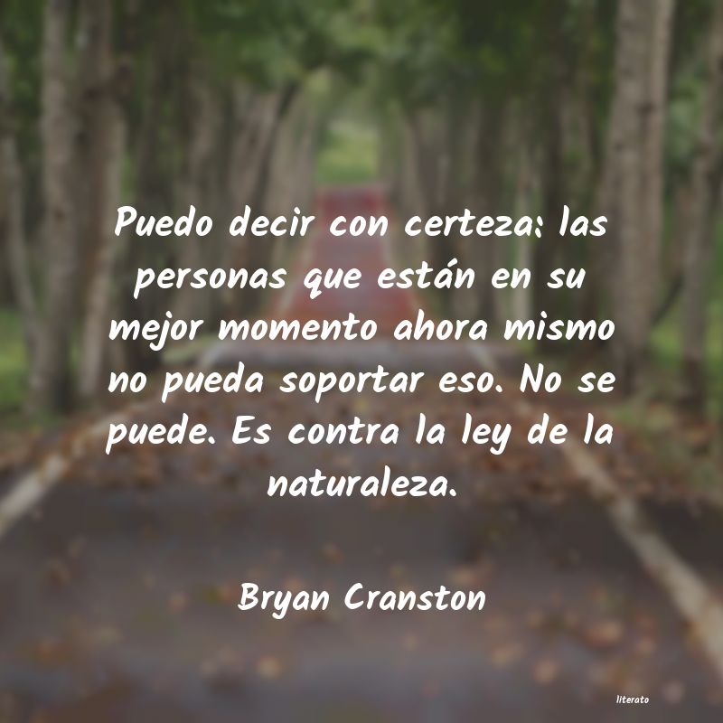 frases de Bryan Cranston