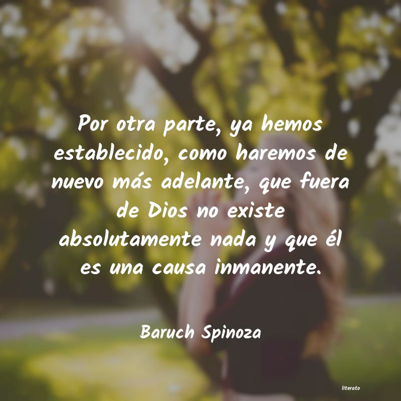 Frases de Baruch Spinoza