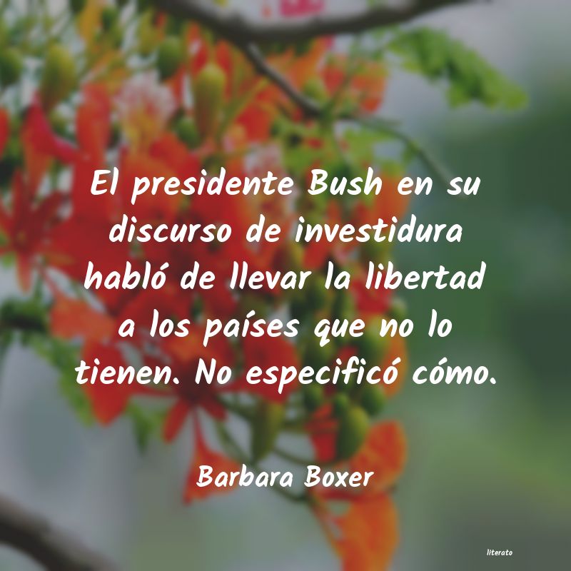 Frases de Barbara Boxer