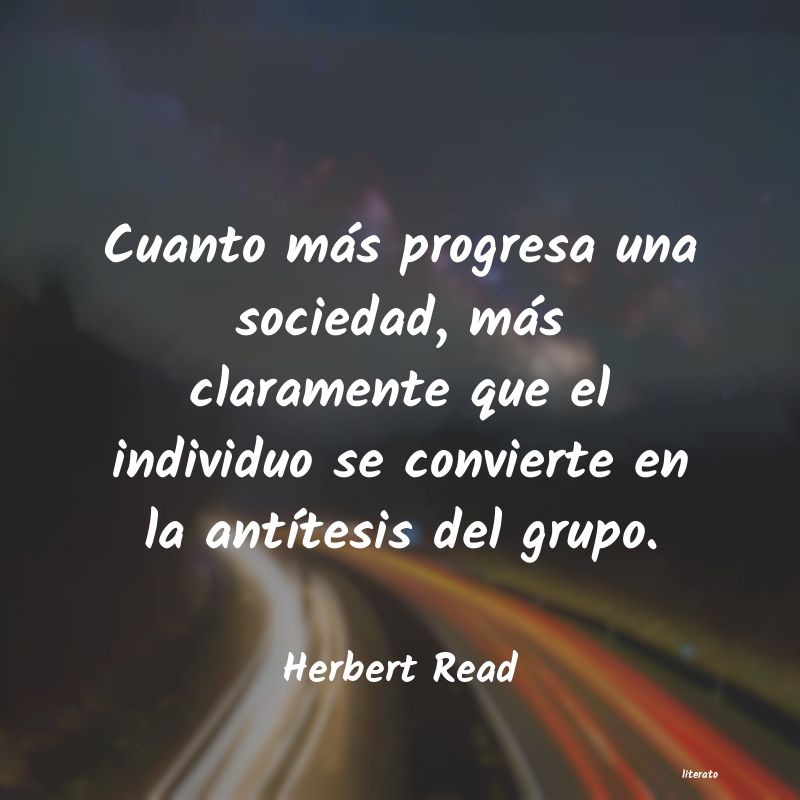 Frases de Herbert Read