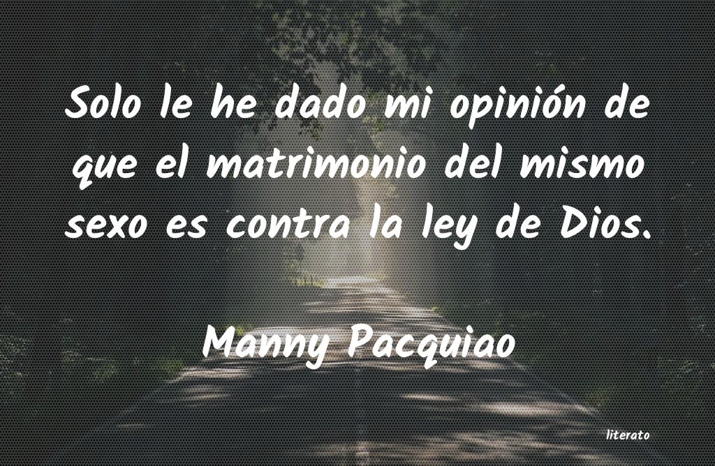 Frases de Manny Pacquiao