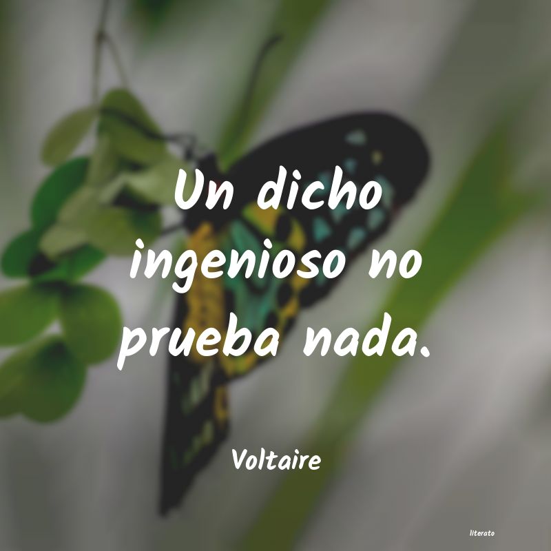frases de Voltaire