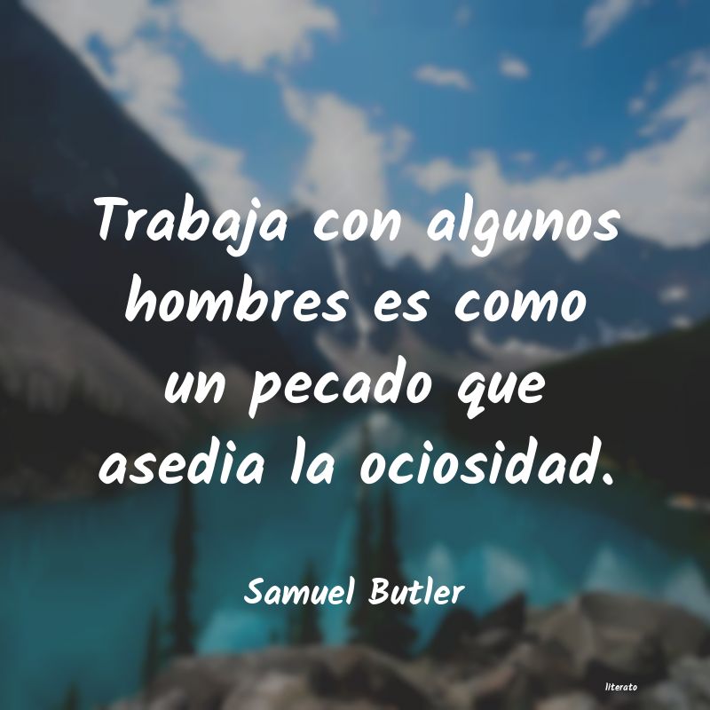 Frases de Samuel Butler