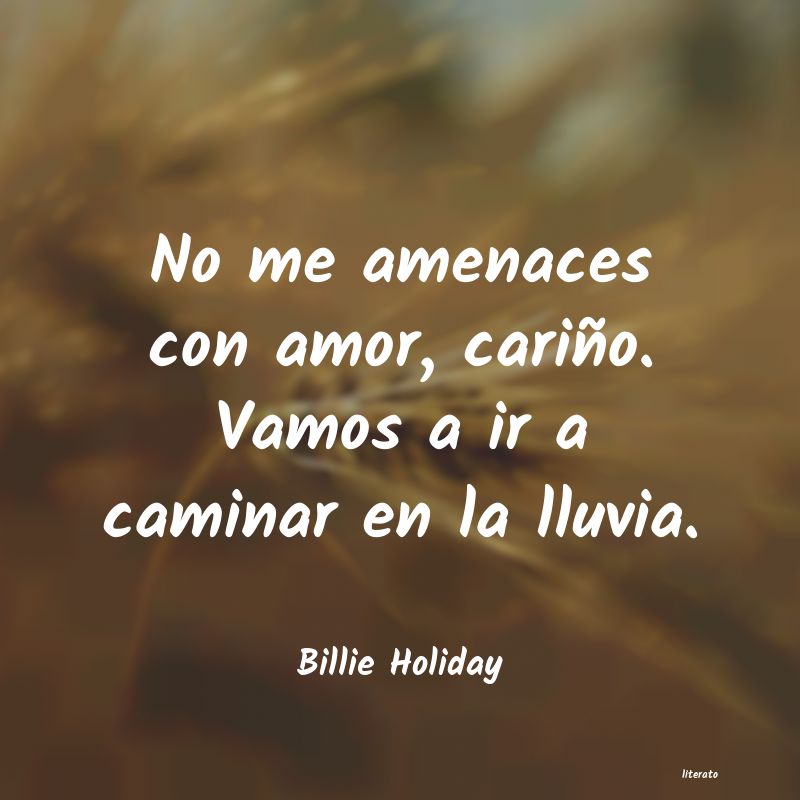 frases de Billie Holiday
