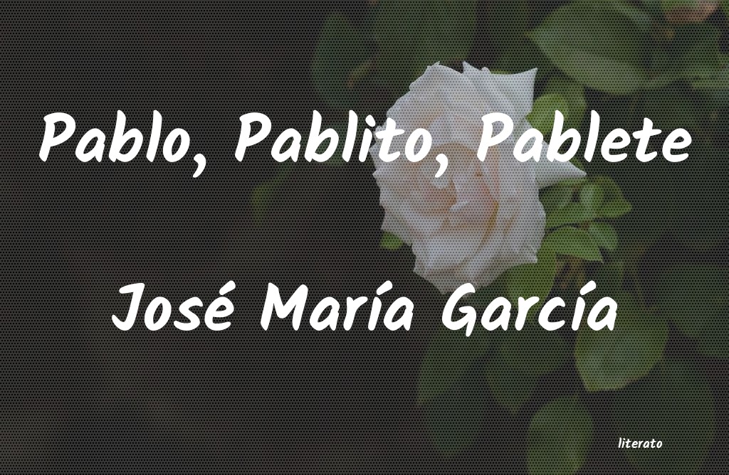 frases de José MarÃa GarcÃa