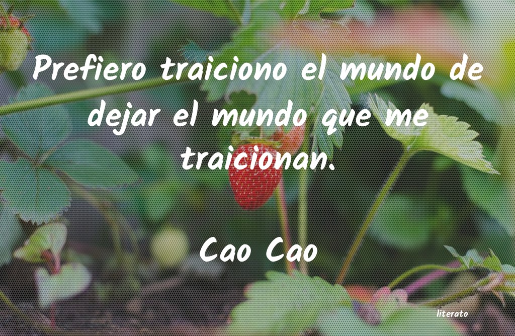 Frases de Cao Cao