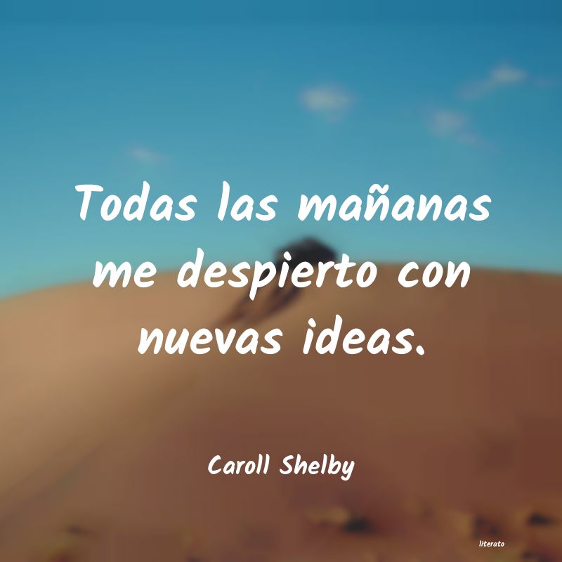 frases de Caroll Shelby