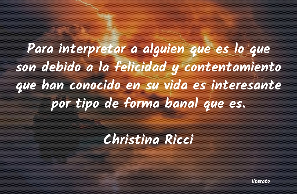 frases de Christina Ricci