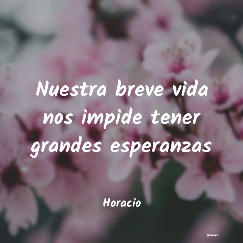 frases de Horacio